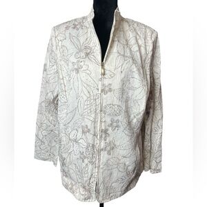TanJay Floral Cream Jacket